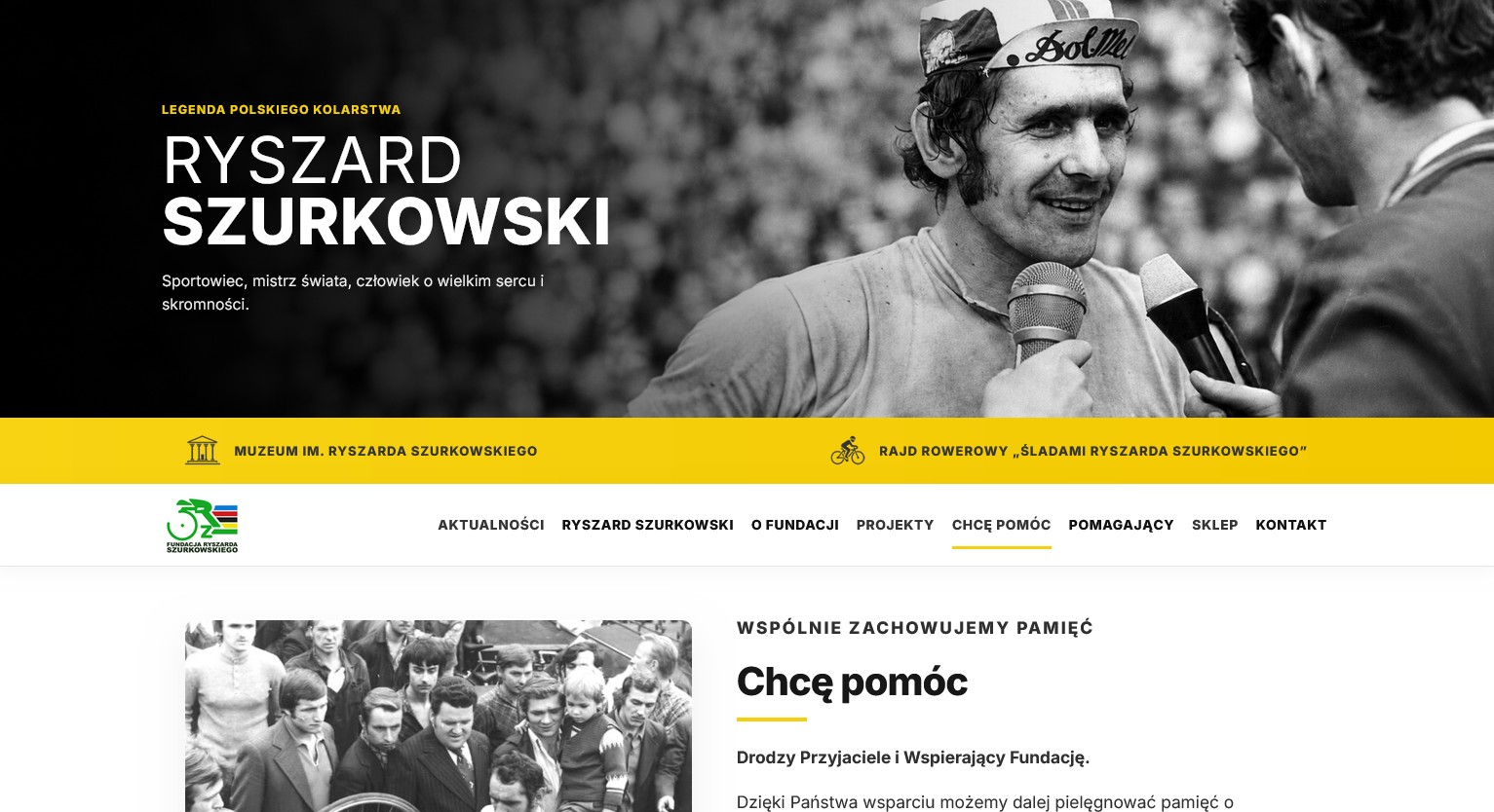 Strona fundacja-ryszarda-szurkowskiego.pl